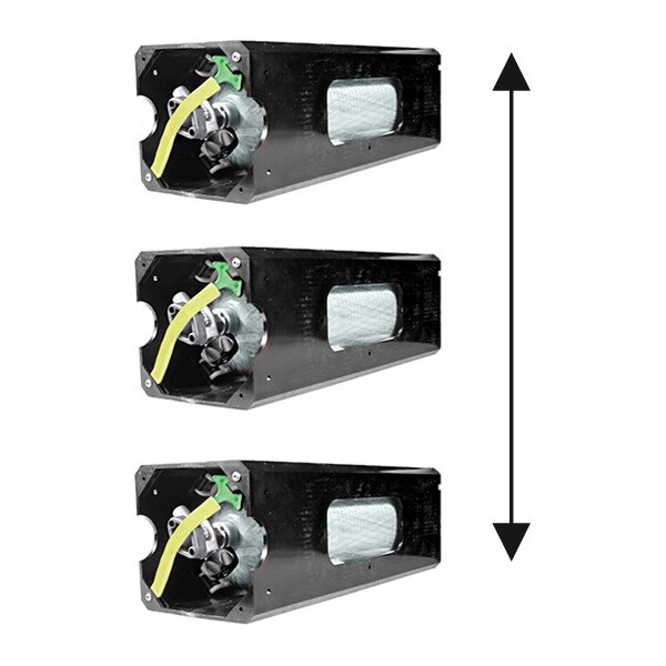 SCBA Stackable Storage Rack 30-45M - shown stacking